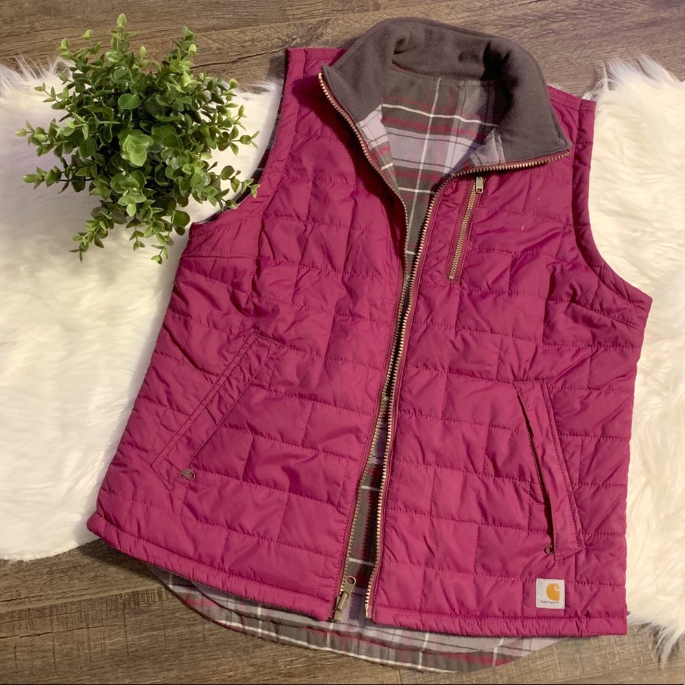 Carhartt puffer zip up vest